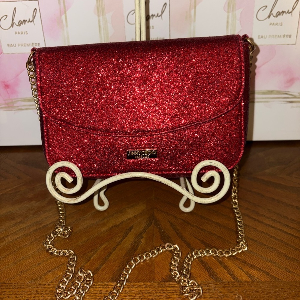 Jimmy Choo Parfums Sparkling Red Clutch